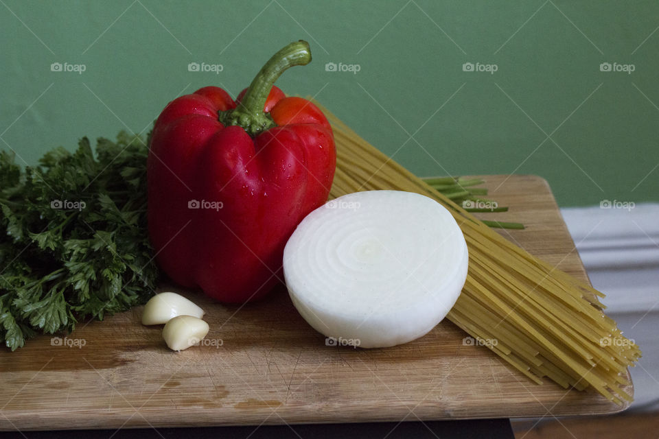 Pasta ingredients 