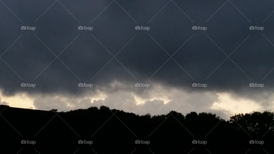 Sky, No Person, Dark, Landscape, Sunset