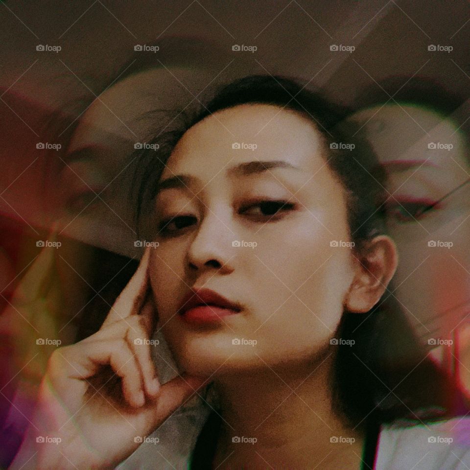 Scary selfie with dark shades