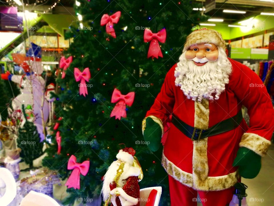 Noël vacances arbre de Noël jouets neige conte de fées magique Santa Claus
