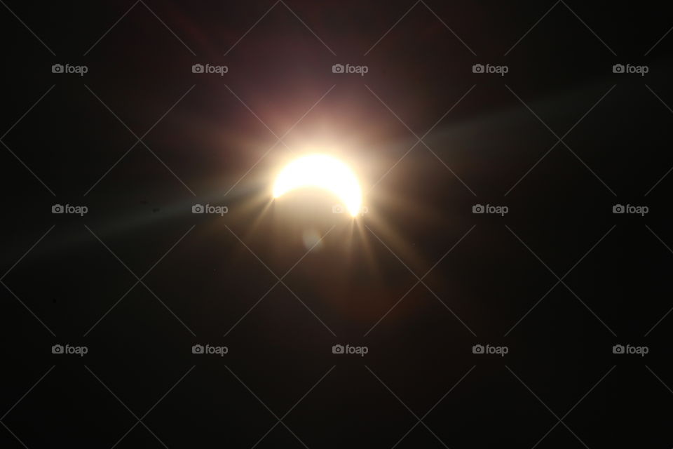 The solar eclipse from Cleveland