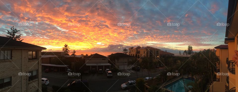 Ripper sunrise this morning. No filter needed. 