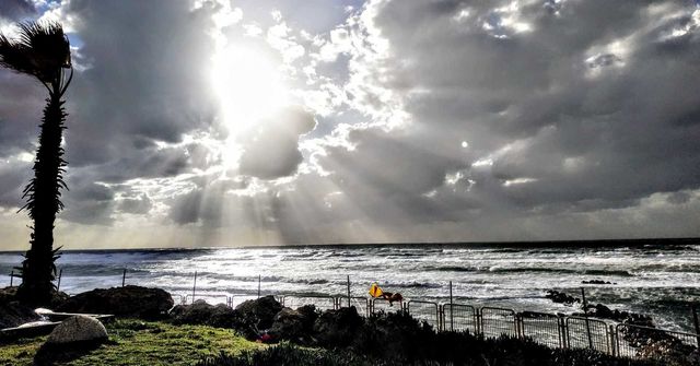 Before a thunderstorm ... Mediterranean Sea, Israel, February, 2020.