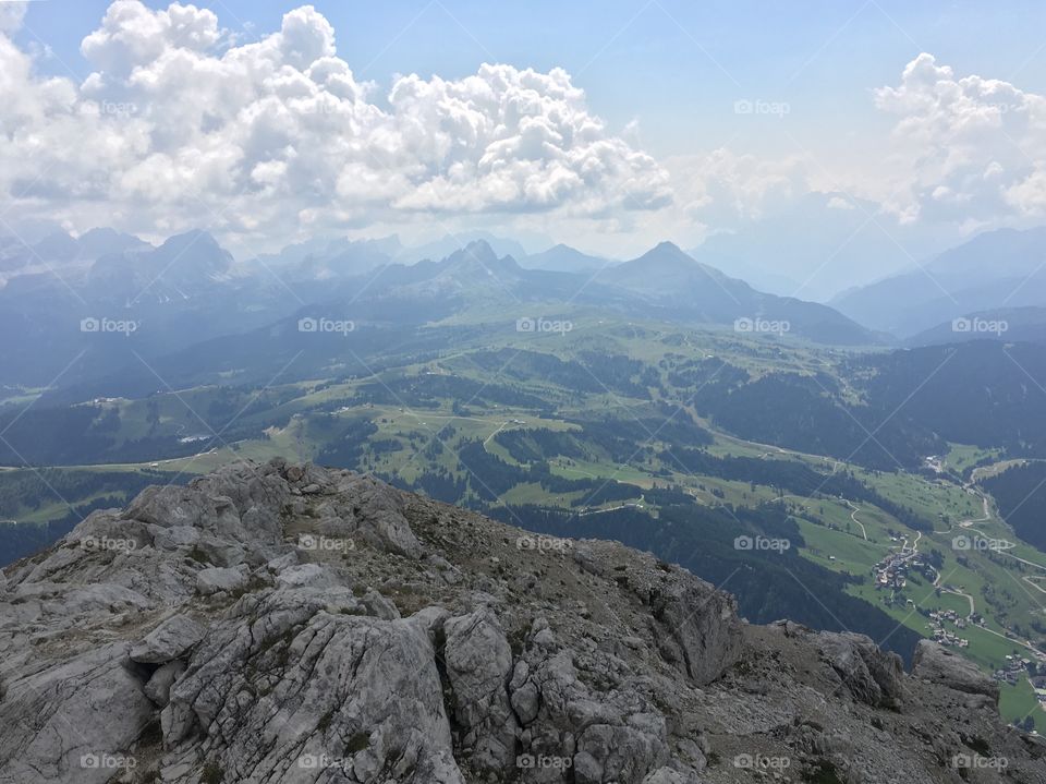 The view from the top - Sassongher, Italy 2018