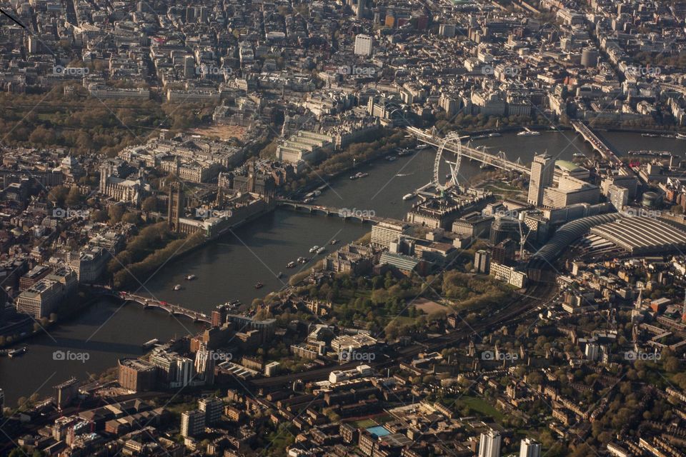 London from above 
