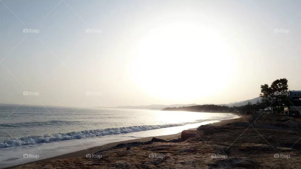 la playa