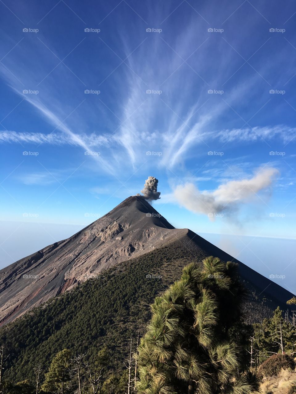 Volcan de fuego in eruption Guatemala 🇬🇹