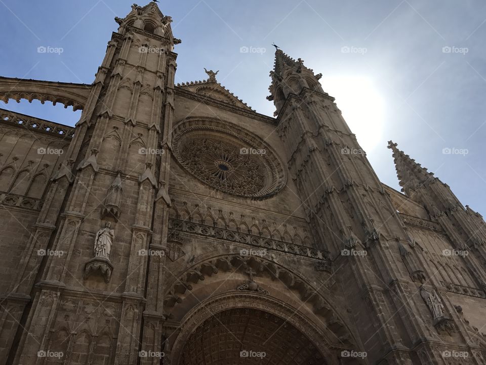 The Cathedral of Santa Maria of Palma, more commonly referred to as La Seu, is a Gothic Roman Catholic cathedral located in Palma, Majorca, Spain.