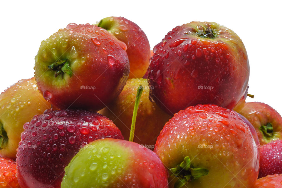 Background of fresh apples