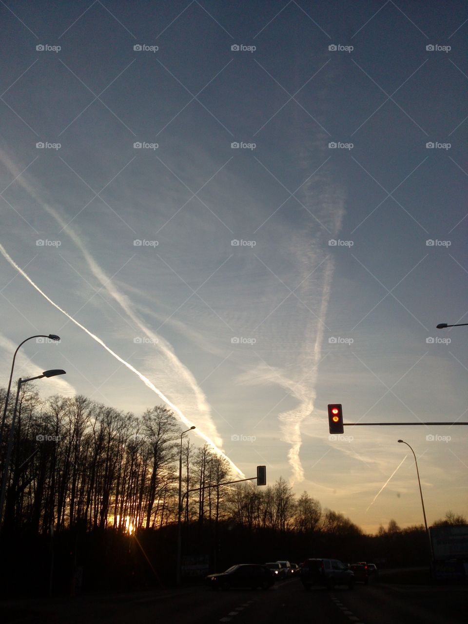 busy sky