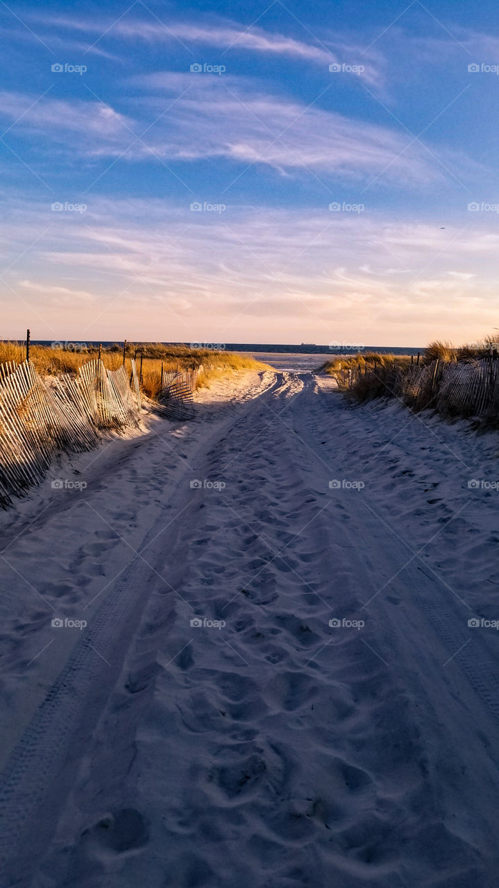 pathway to the beach