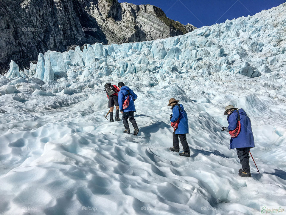 Hiking on Franz Josef Glacier 