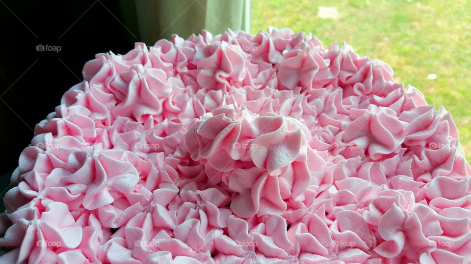 Close-up of a whipped cream