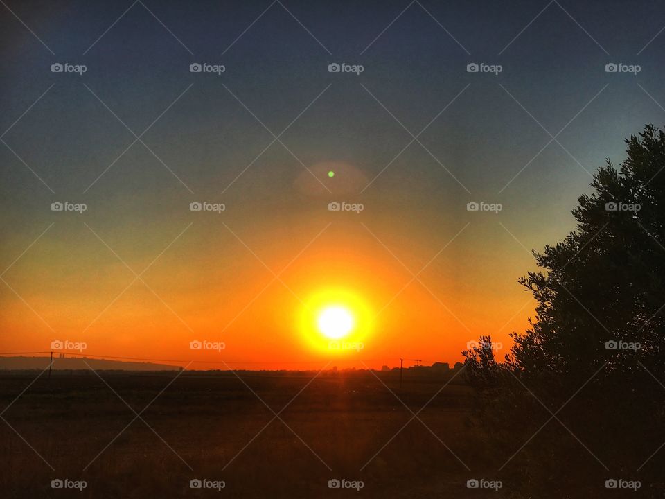 Enjoying the Sunset moment.