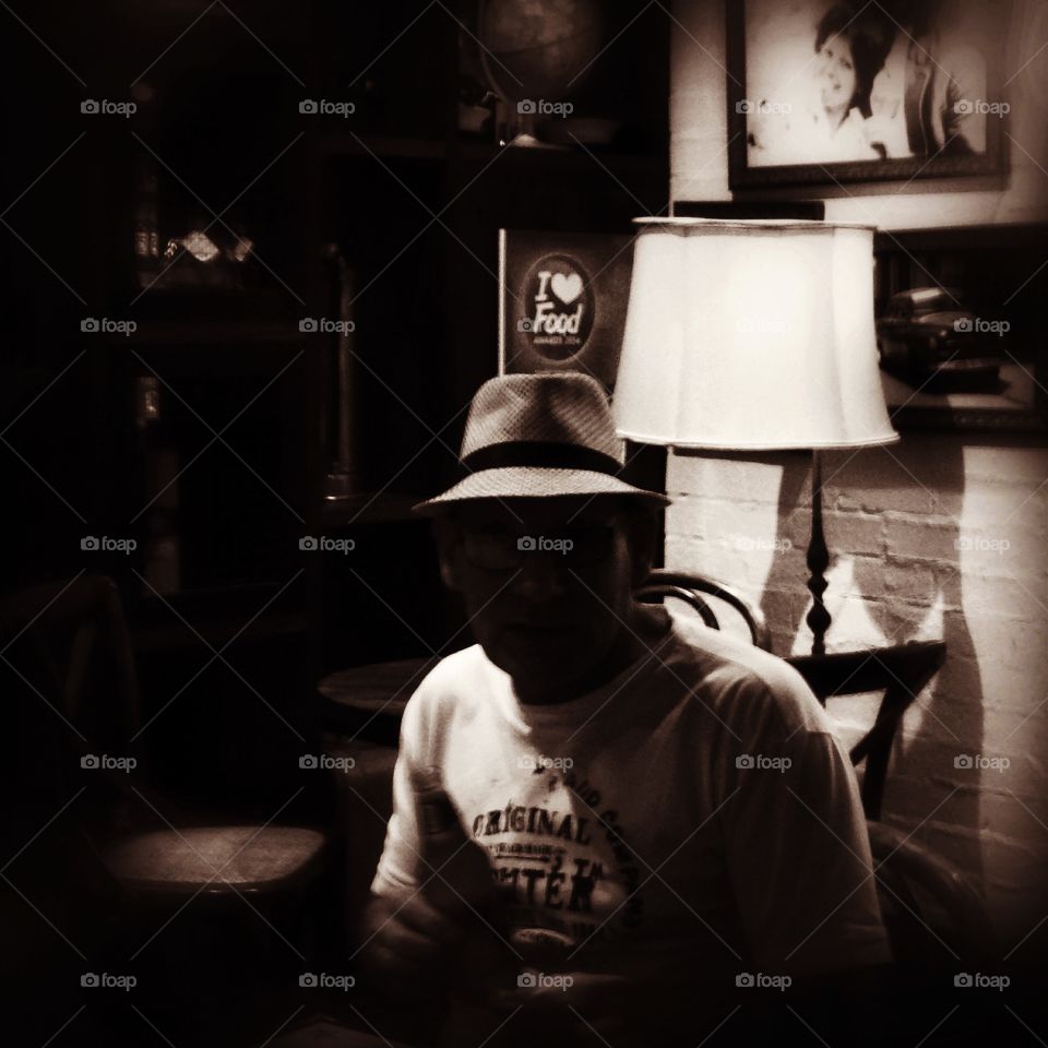 Pondering life or just enjoying a cuppa