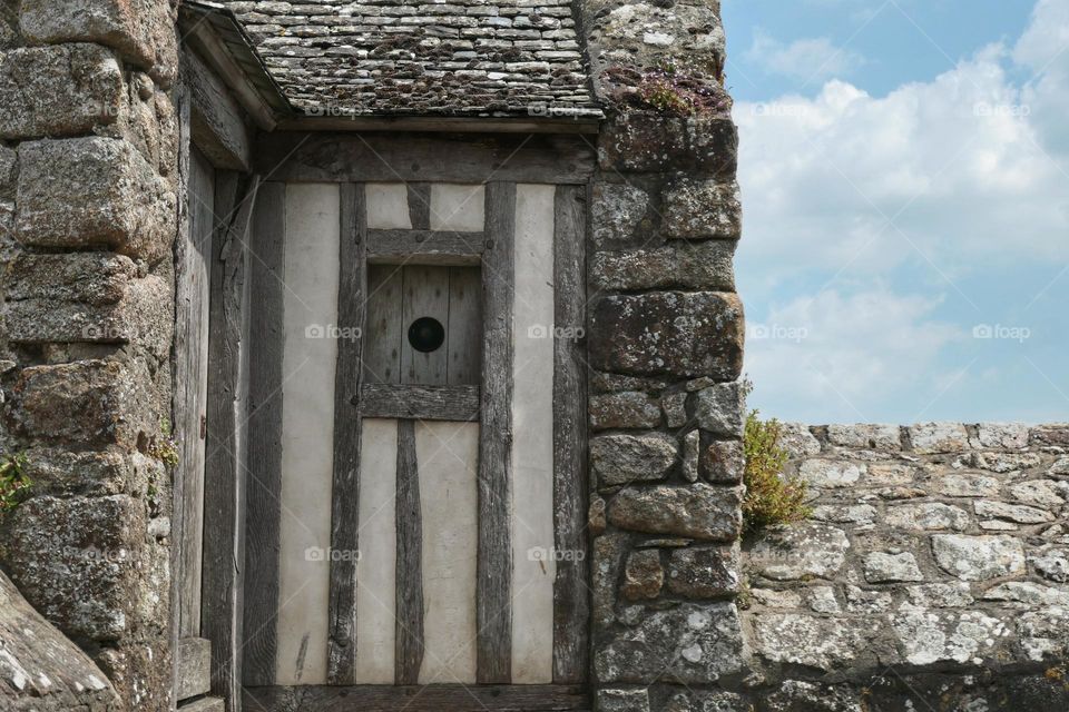 A door at the Mont-Saint-Michel