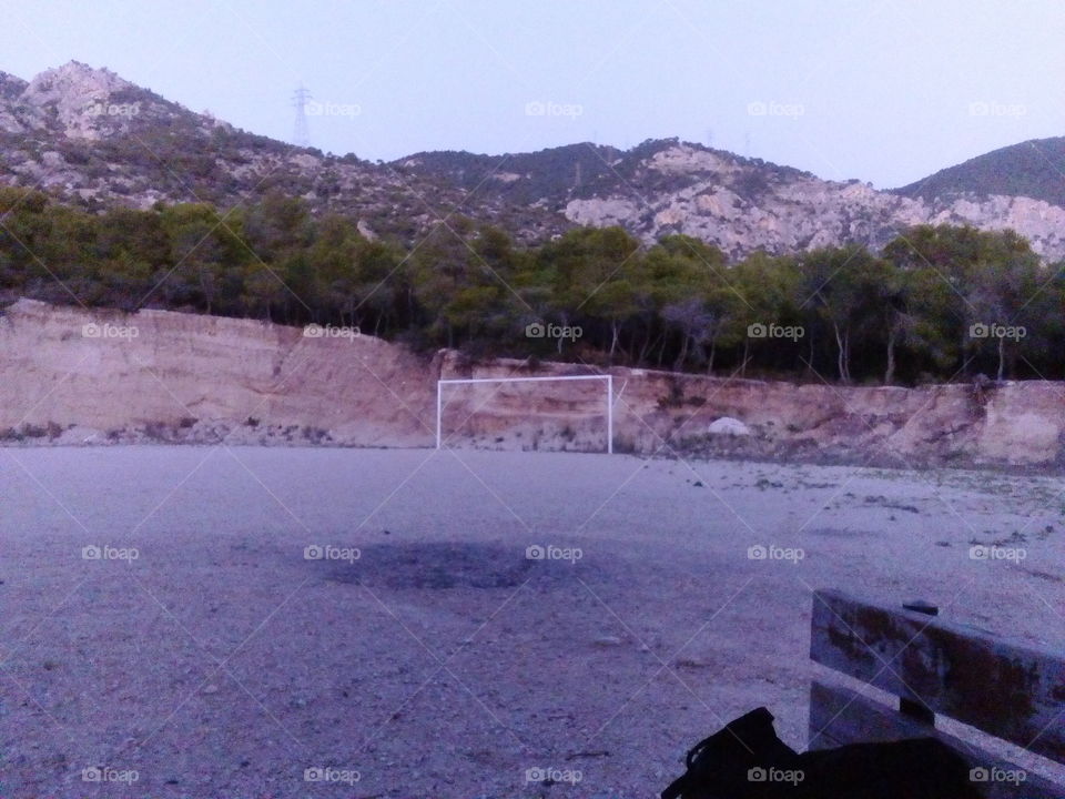 This is the amazing football pitch that we play soccer when we have time with my friends and we are having a lot of fun
