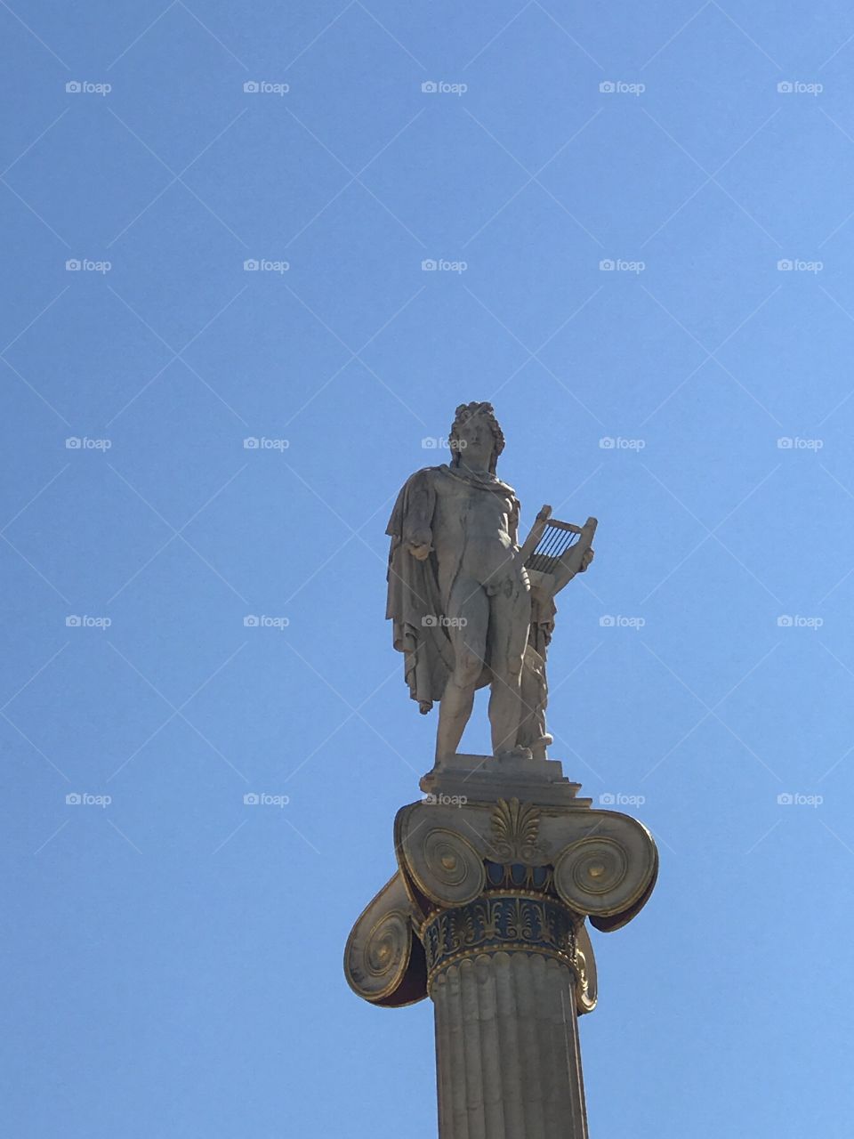 Beautiful statue memory from my athens trip .