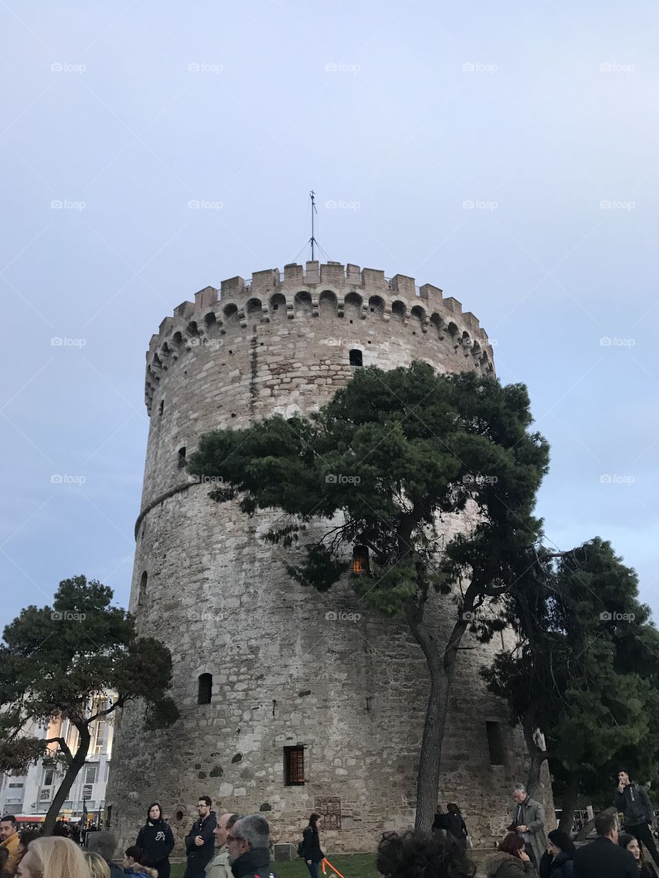 The symbol of the city it is. White Tower. Thessaloniki 