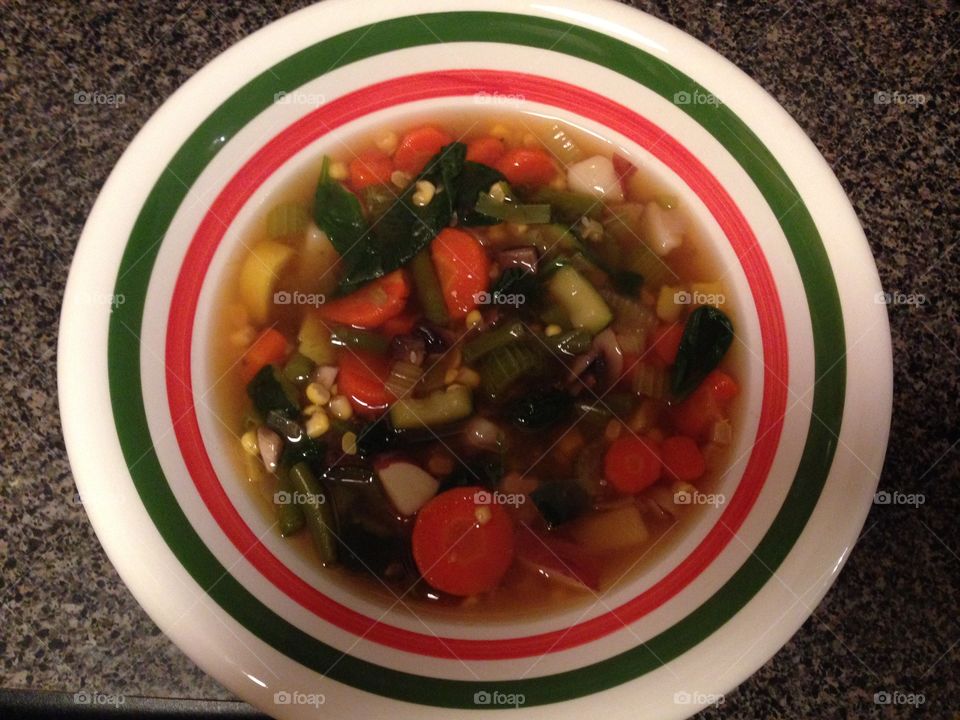 Homemade vegetable soup!
