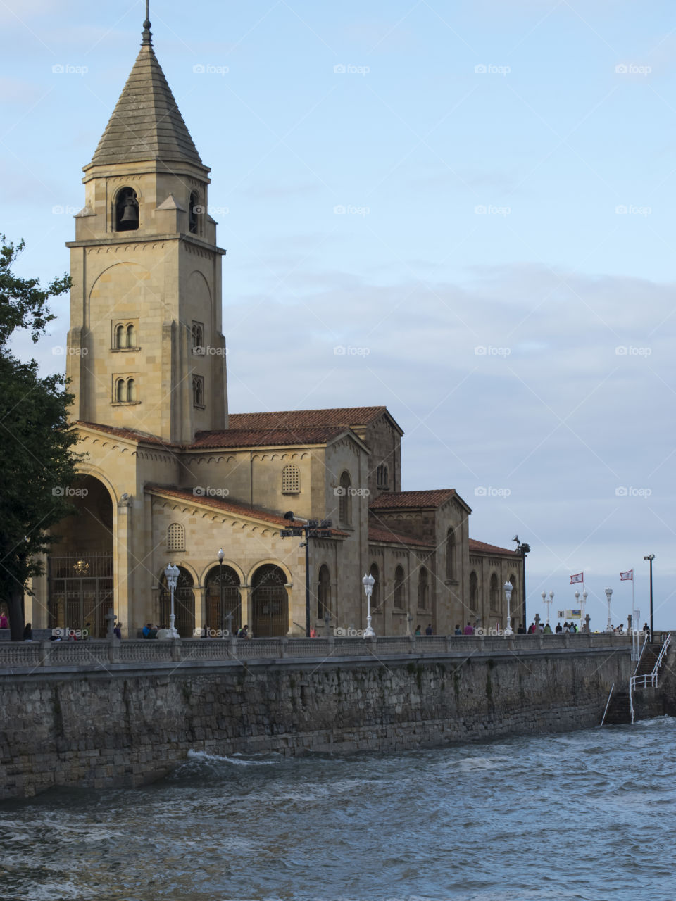 Maritime walk of Gijon,Asturias.