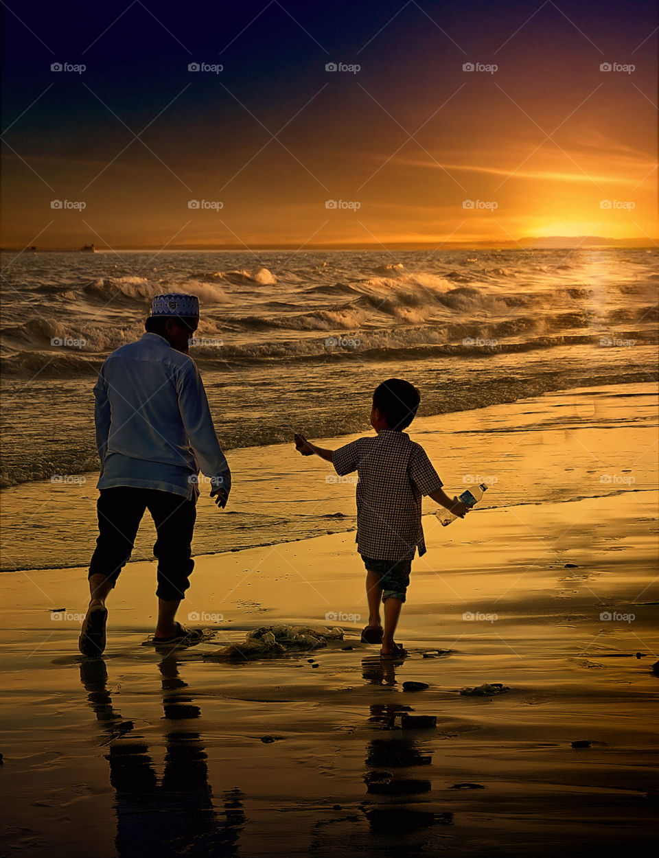 sunset at kemala beach