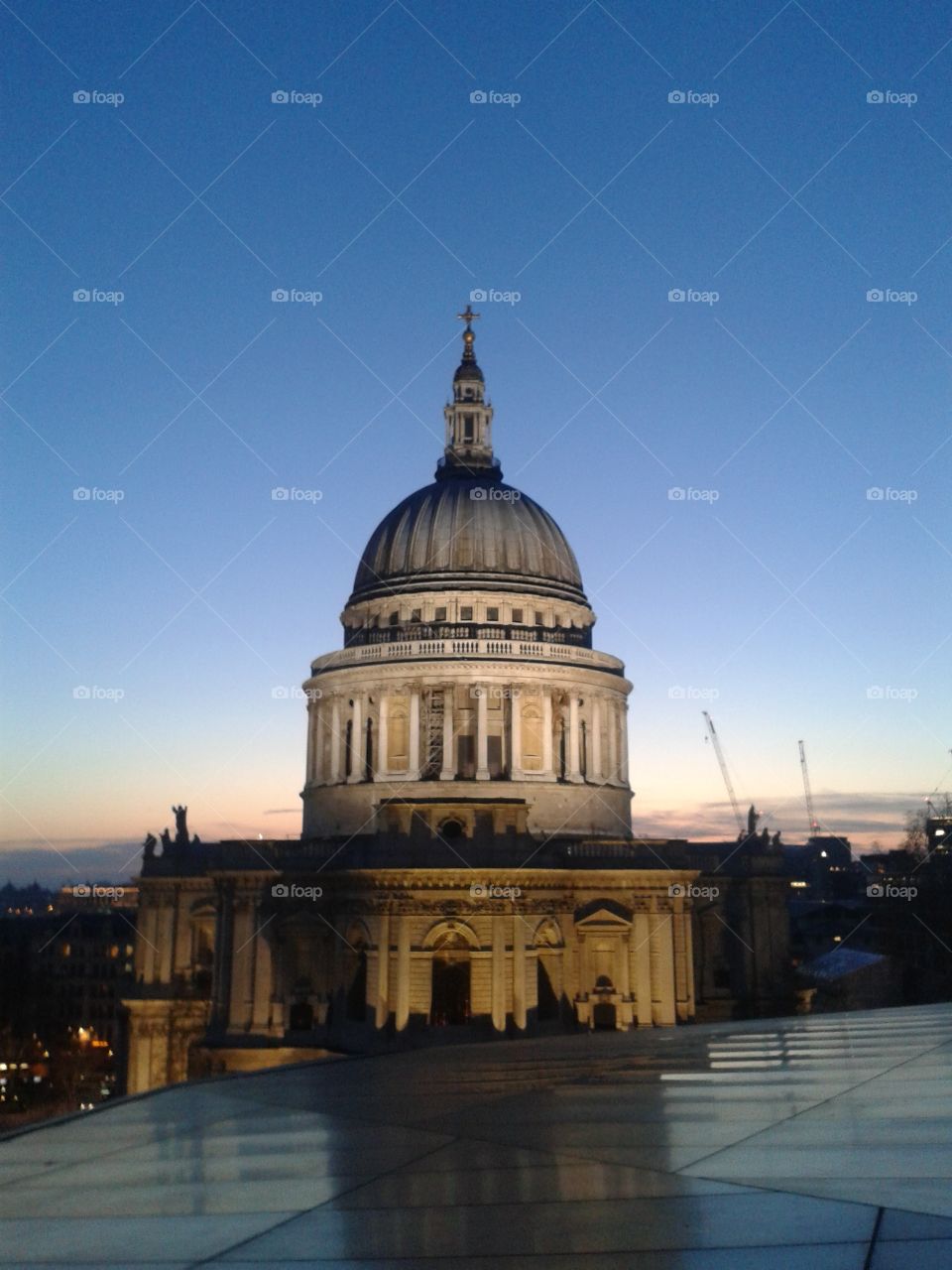 St Paul's. an evening drink with a view