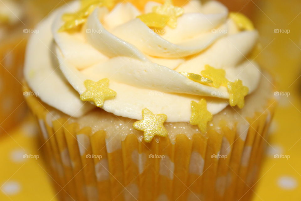 Vanilla Cupcake with Buttercream Icing 