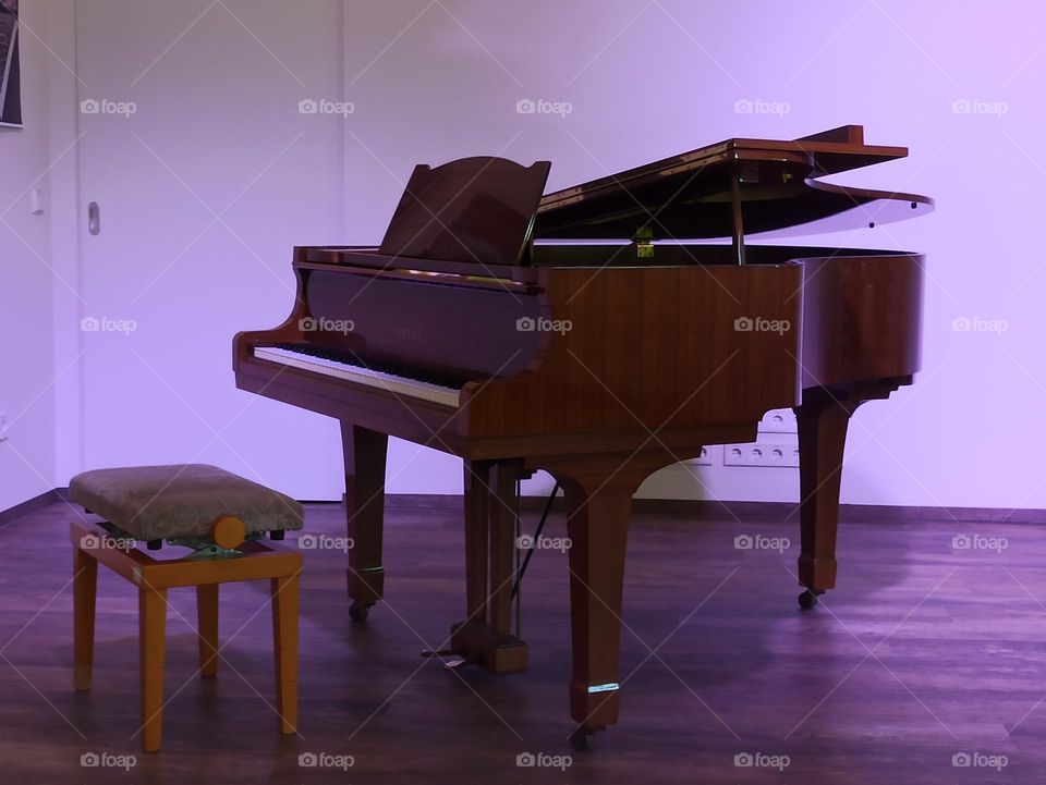 Klavier vor Konzert
