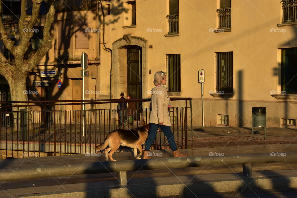 Paseando en ocre