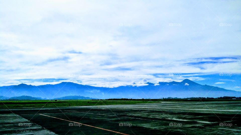 Small town's airport view