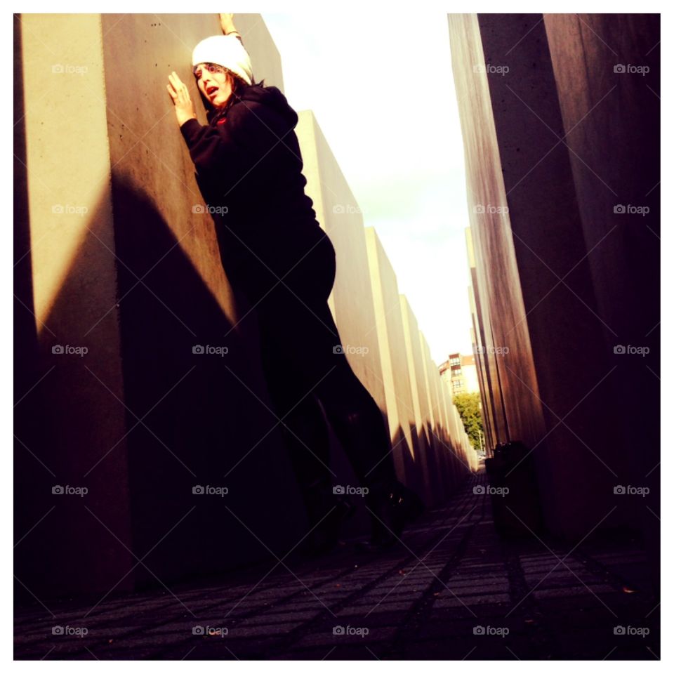 Agony . This is the Jew memorial in Berlin Germany of all the lives that were lost in WWII