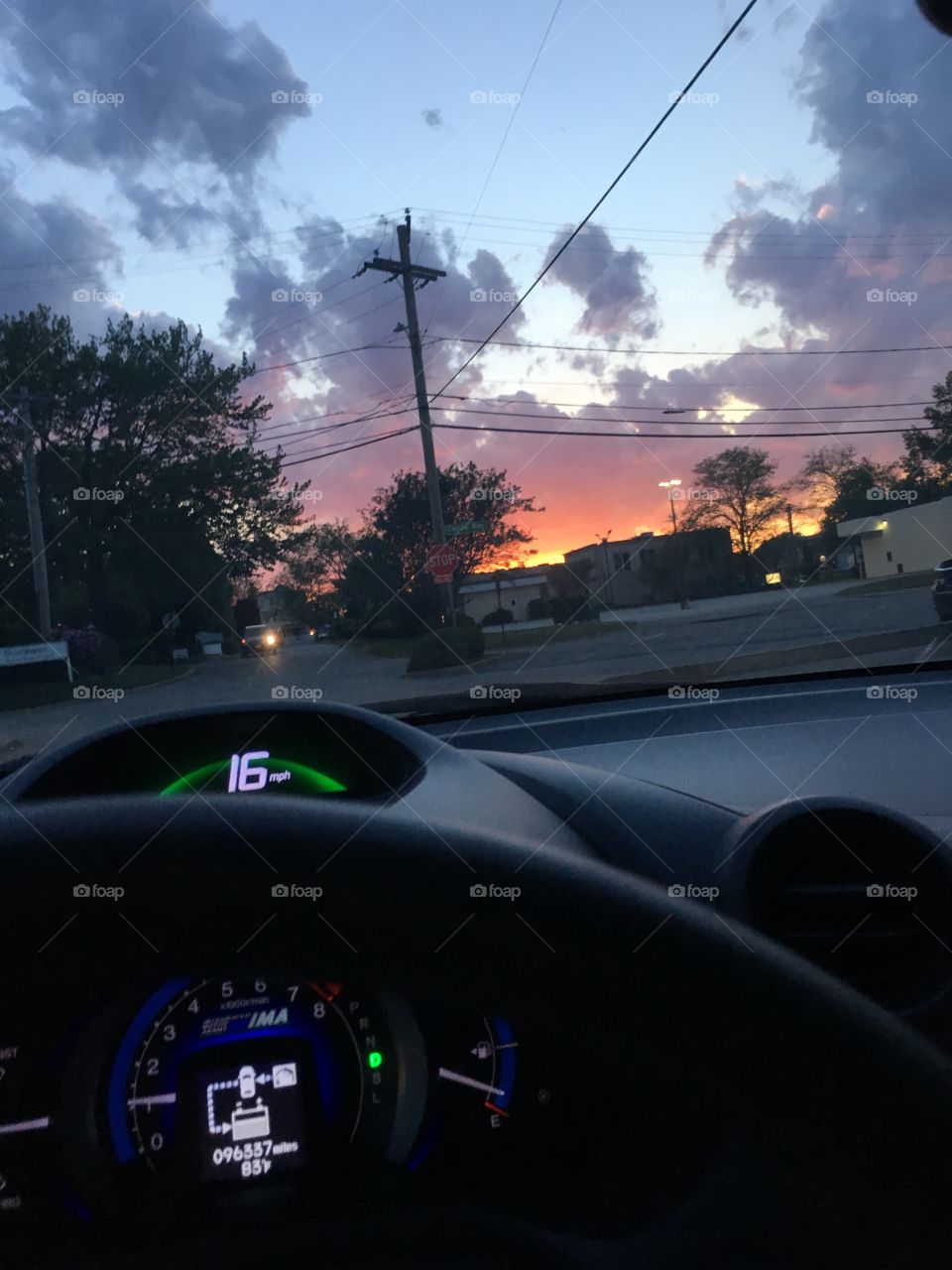 Sunrise and car rides