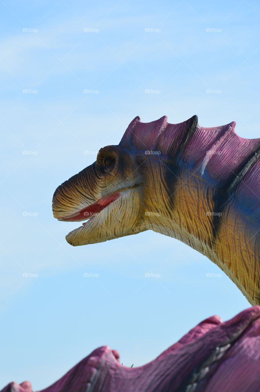 At dinosaurs park