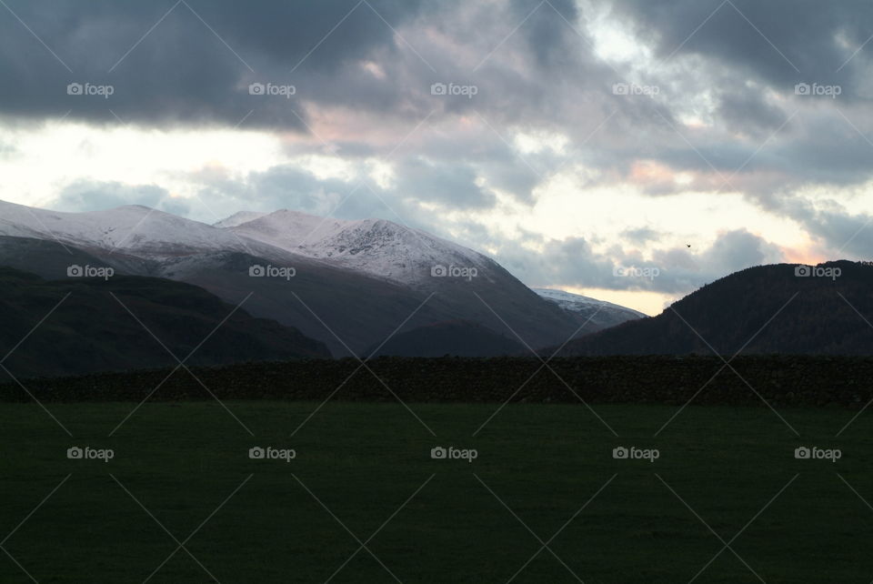 Sunrise in Lake District 