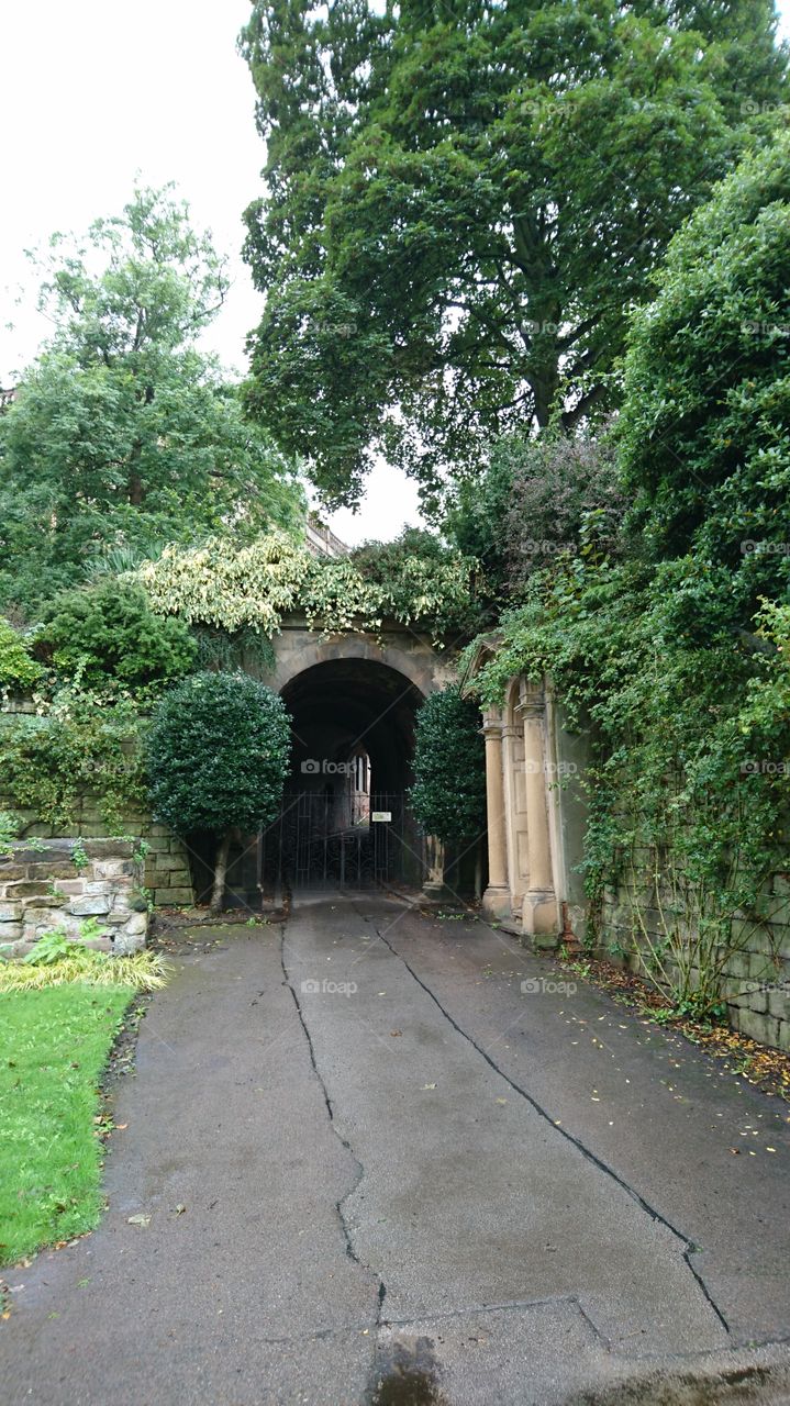 Archway Nottingham castle