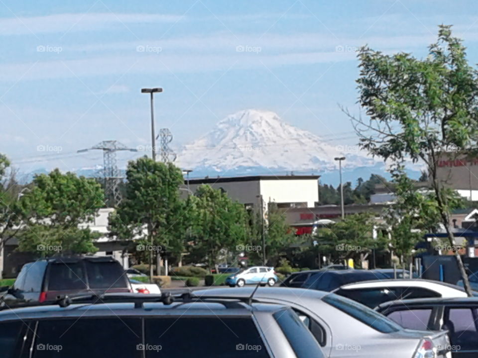 Mount Rainier from Federal Way