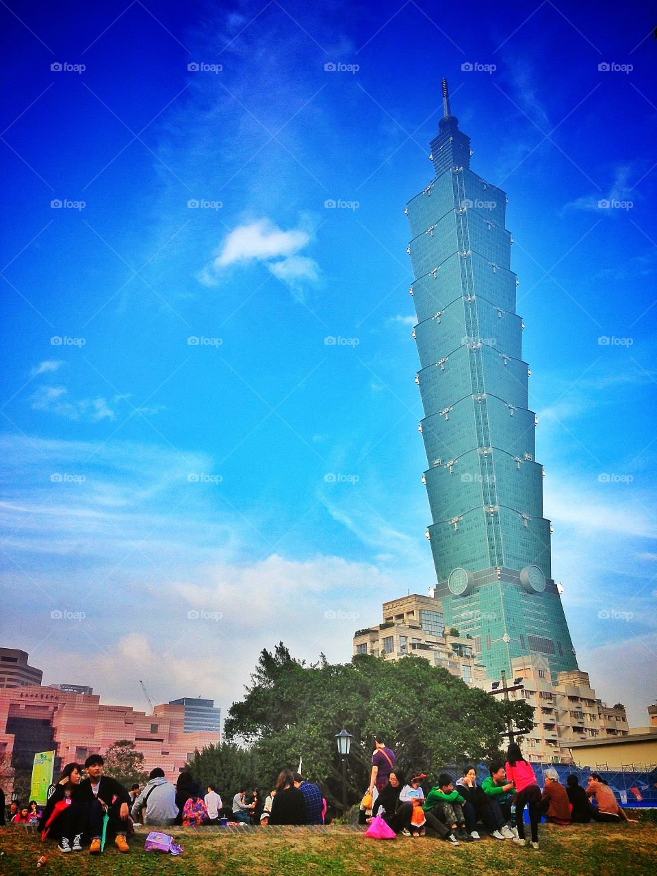 Taipei 101. Beautiful Taiwan 