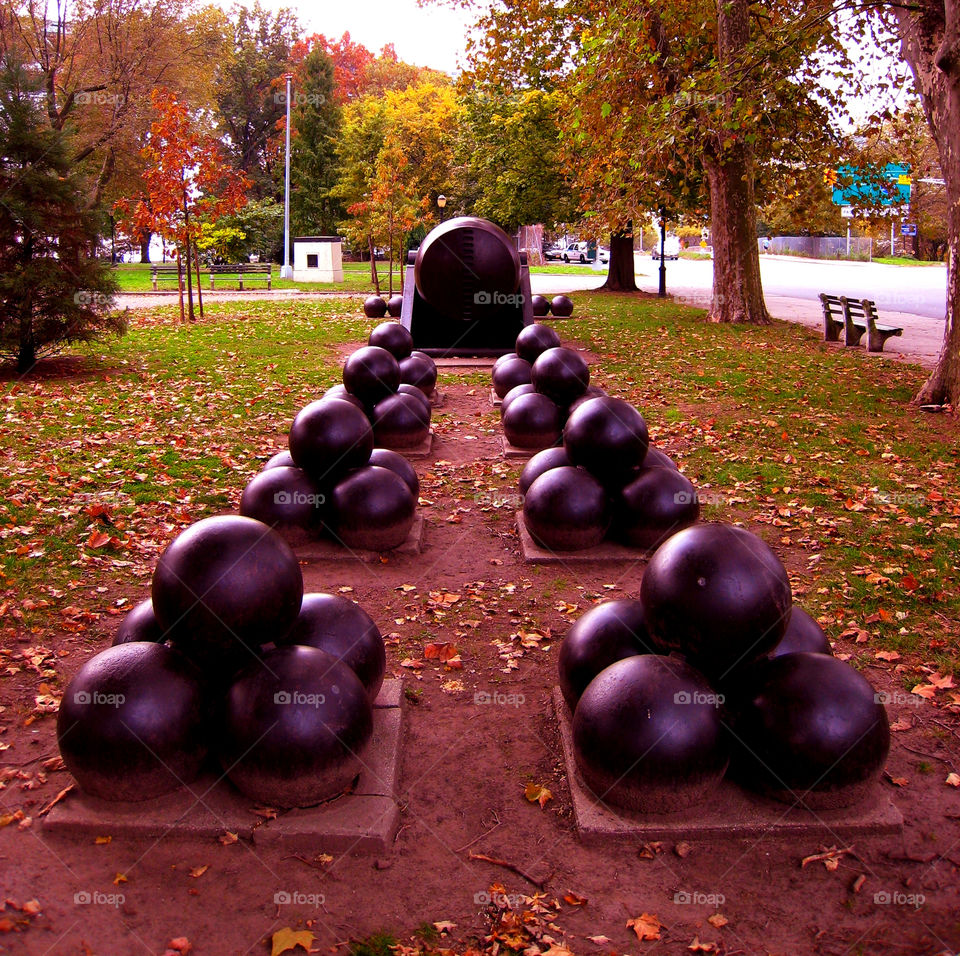 bay ridge brooklyn new york autumn colorful john paul jones park by vincentm