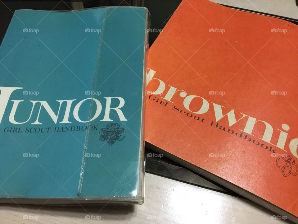 Old Girl Scout and Brownie Books