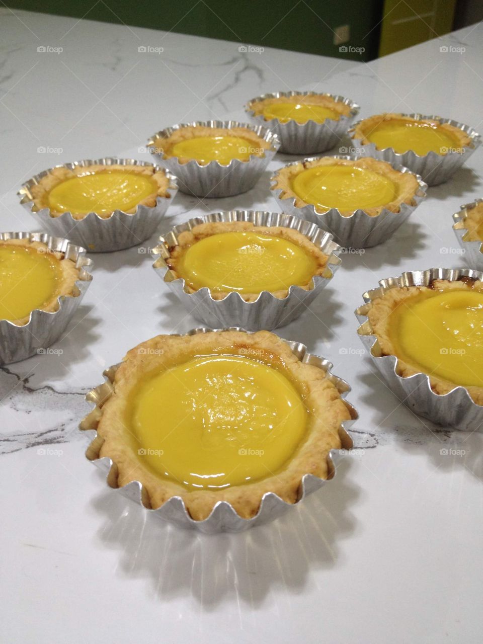 Keto egg tart