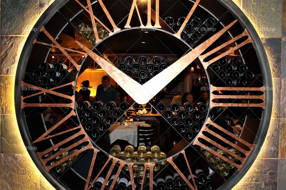 wine clock