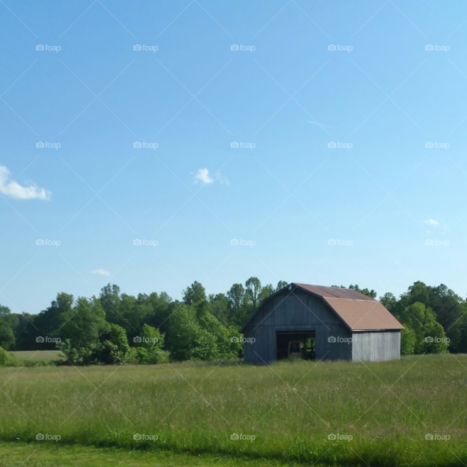 Barn, Agriculture, Farm, Landscape, Silo