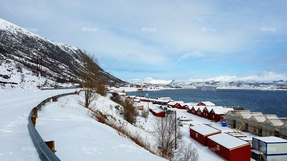 Norwegian fishing village