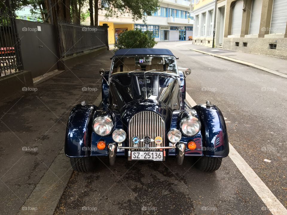 Old cars in Baden swisszerland 