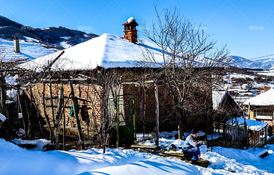 Countryside winter magic