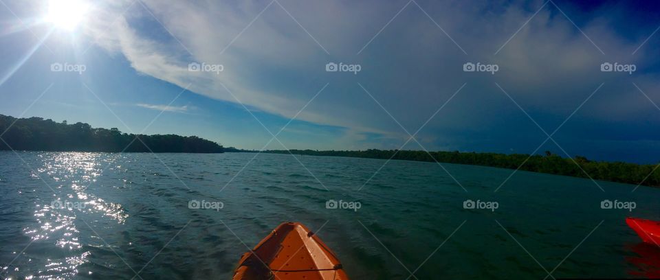 Kayaking the peaceful intracoastal 