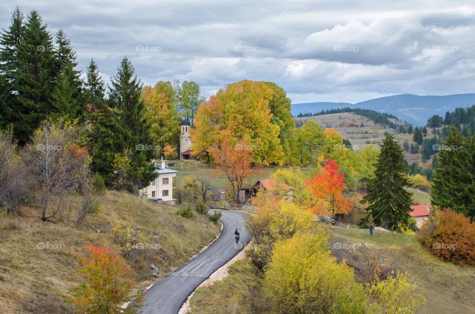 Autumn landscape, Village Gela - Bulgaria