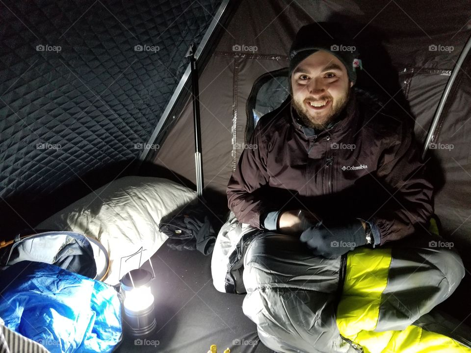 Roof top tent camping