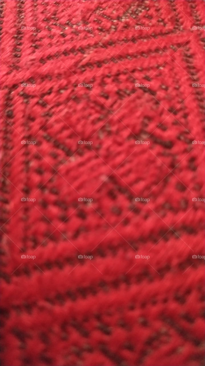 Red fabric amazing design